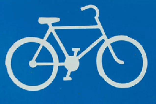 Bild på cykel. Illustration. 